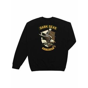 Dark Seas Division Mens XXL Crewneck  Apocalypse Crew Sweat Black Eagle Skeleton